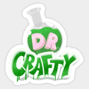 Dr Crafty Logo 2023 Sticker